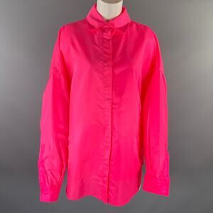 THE FRANKIE SHOP Size XS/S Pink Polyester Shirt Jacket